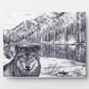 Plaque Wolf