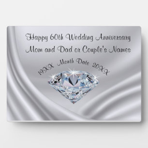 Plaques d'anniversaire personnalisées pour les par