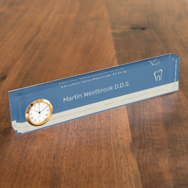 Plaques de noms de bureau Classy Office pour les d (Taille)