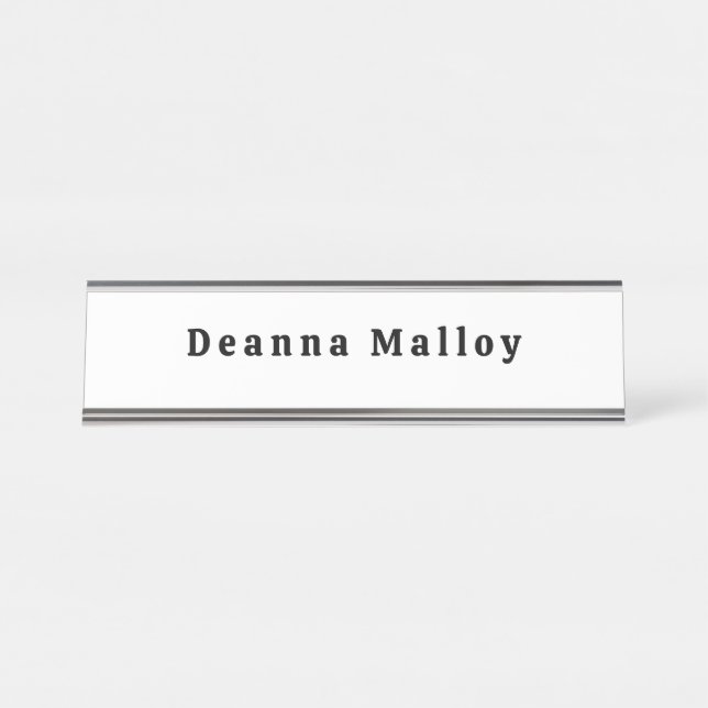 Plaques de noms et panneaux de bureau personnalisé (Devant)