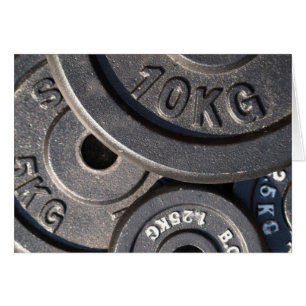 Plaques d'haltérophilie, "No Excuses"