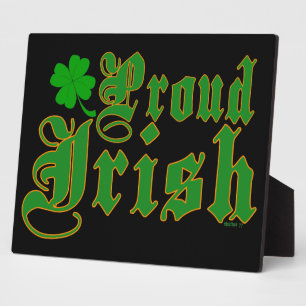 Plaques irlandaises fières