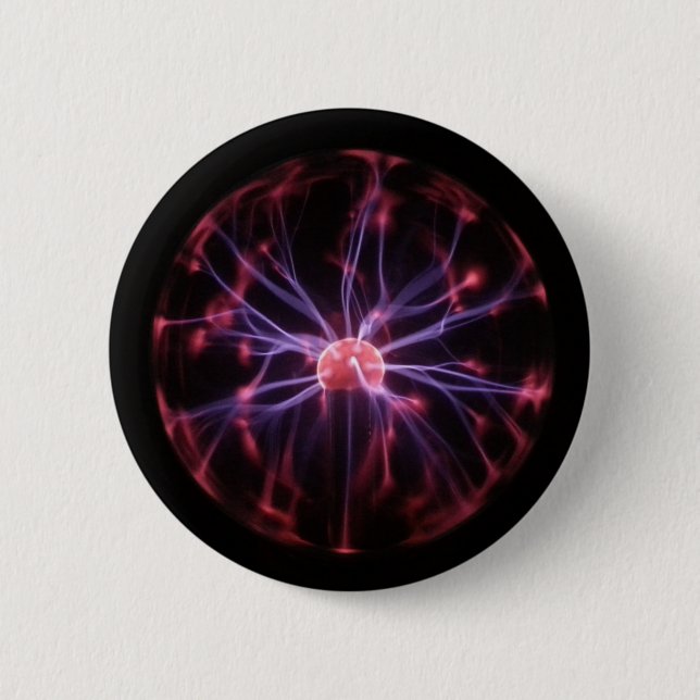 Plasma-Ball Button (Vorderseite)