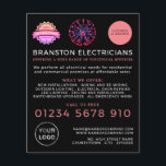 Plasma-Ball, elektrische Werbung Flyer<br><div class="desc">Plasma-Ball,  Elektrische Werbung Flyer vom Business Card Store.</div>