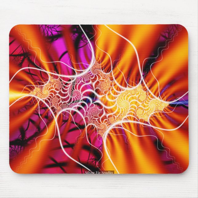 Plasma-Fäden Mousepad (Vorne)