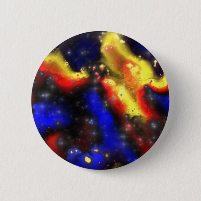 Plasma-Fraktal Button (Vorderseite)