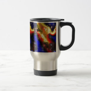 Plasma-Fraktal Reisebecher