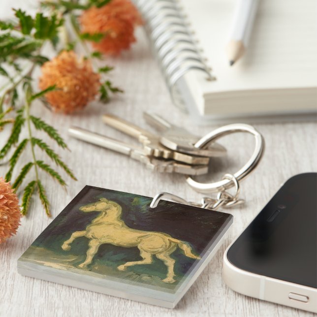 Plaster Statuette of a Horse von Vincent van Gogh Schlüsselanhänger (Vorderseite rechts)