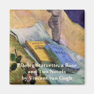 Plaster Statuette Rose und Romane Vincent van Gogh Magnet