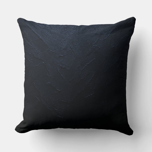 Plaster texture  in deep indigo color kissen (Vorderseite)