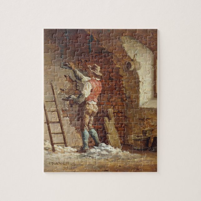 Plasterer, c.1807 (Öl auf Platte) (Vertikal)