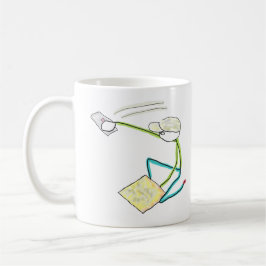 Plasterer Stickman Kaffeetasse