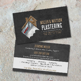 Plastering Services Drywall Professional Visitenkarte