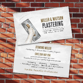 Plastering Services  Visitenkarte