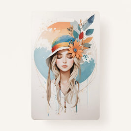  Plastic Badge - Vertical Ausweis