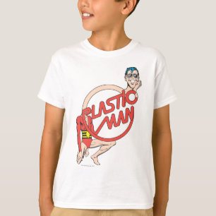 Plastic Man Gummihals-Warnschild T-Shirt
