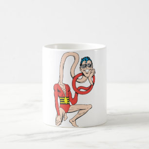 Plastic Man Rubberneck-Pose Kaffeetasse