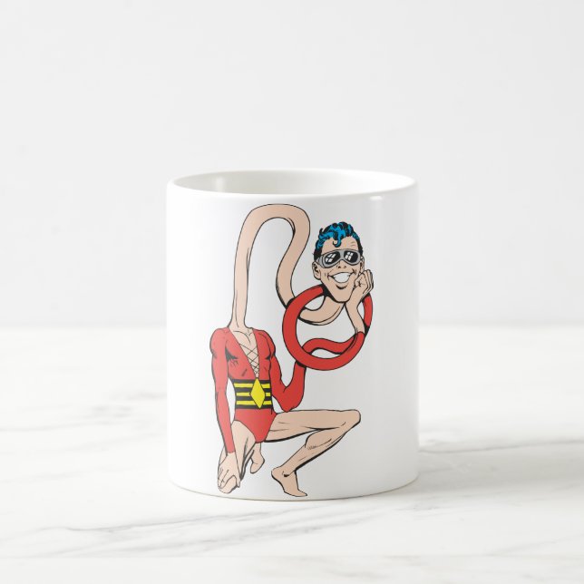 Plastic Man Rubberneck-Pose Kaffeetasse (Mittel)