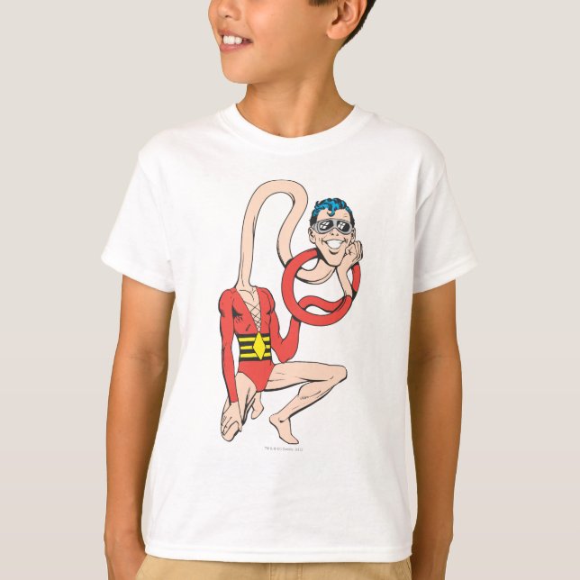 Plastic Man Rubberneck-Pose T-Shirt (Vorderseite)