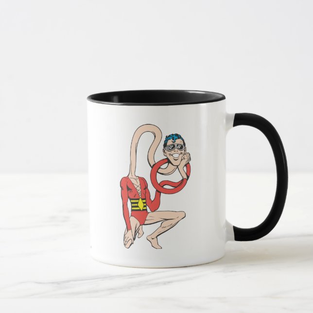 Plastic Man Rubberneck-Pose Tasse (Rechts)