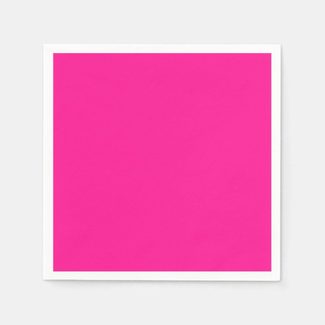 Plastik Pink Serviette (Vorderseite)