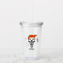 Plastikbecher mit Deckel GOTH GAIL Creamy dreamies