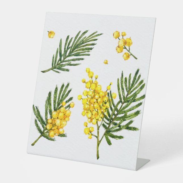 Plastikbodenzeichen 10"X12" Sockelschild (Vorderseite)