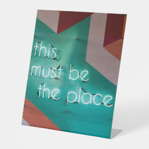 Plastikbodenzeichen 10"X12" Sockelschild