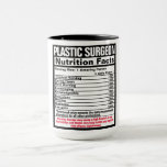 Plastikchirurg Funny Nutrional Fakten  Tasse<br><div class="desc">Passen Sie diese lustigen Ernährungsfakten an,  um ein Geschenk zu machen,  das sie schätzen werden.  Ideal für jeden Beruf oder jede Spezialität.RXMugs - Genau das,  was der Arzt bestellt hat! Kaufen Sie heute eins,  fühlen Sie sich großartig morgen. zazzle.com/RXMugs Entwürfe von Amelia Carrie</div>