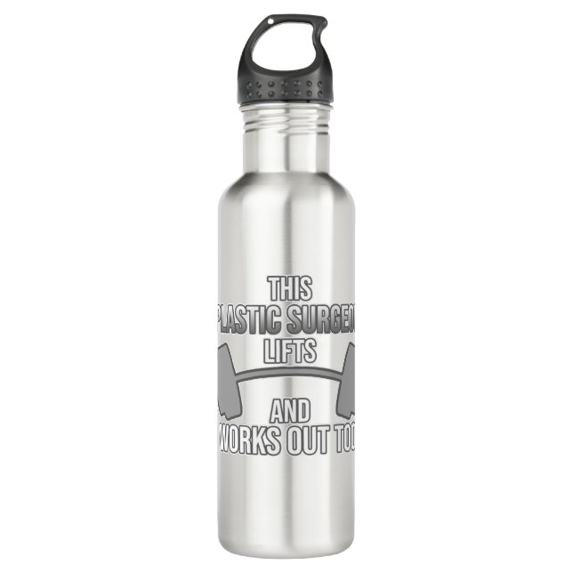 Plastikchirurgin Workout Operation Ärztliche Ärzti Edelstahlflasche (Vorderseite)