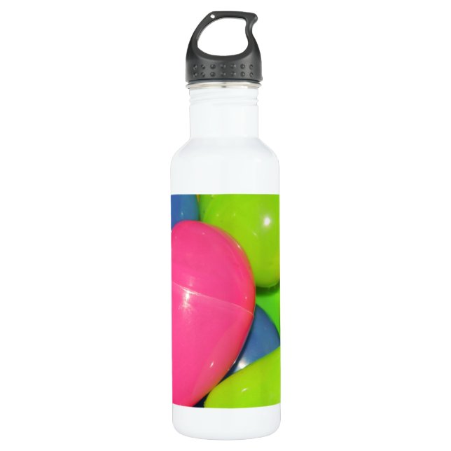 Plastikeier Trinkflasche (Vorderseite)