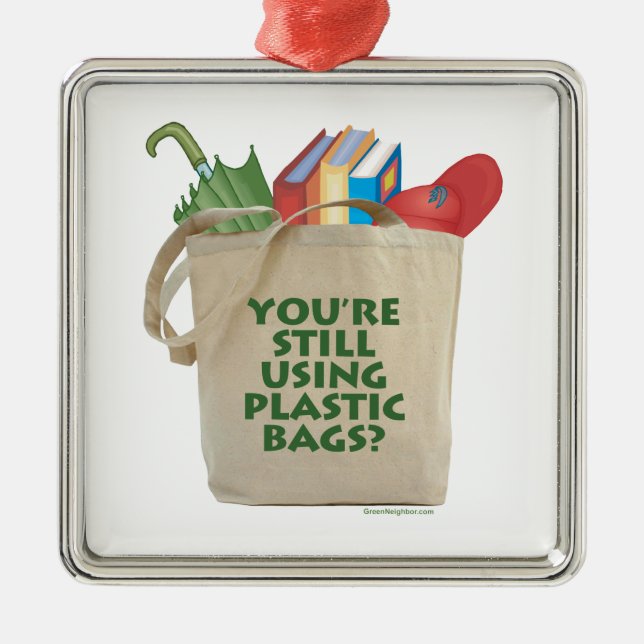 Plastiktücher Ornament Aus Metall (Vorne)