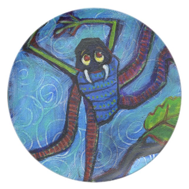 plat bleu d'insecte de monstre (Devant)