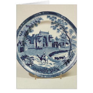 Plat bleu et blanc de Spode, c.1815