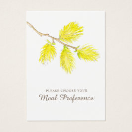 Plat mariage préférence Cartes jaune ressort