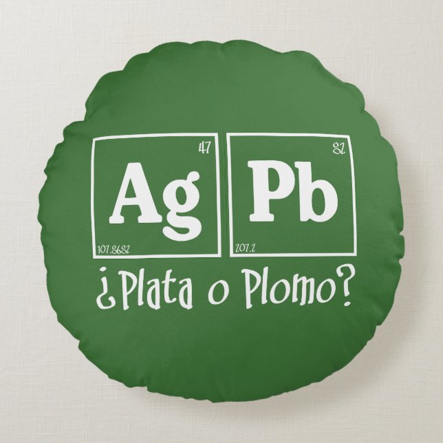 Plata o rundes kissen (Vorderseite)