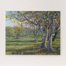 "Platanen im Fall" Puzzle