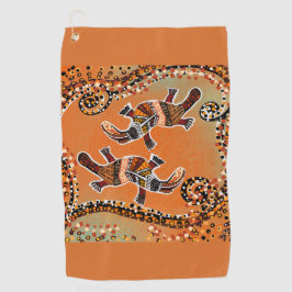 PLATAPUS ART GOLFHANDTUCH