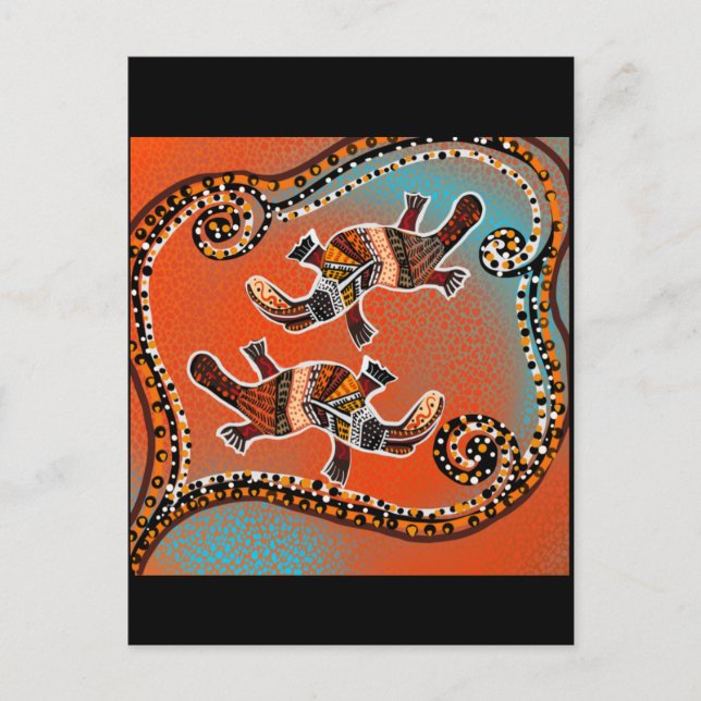 PLATAPUS ART POSTKARTE (Vorderseite)