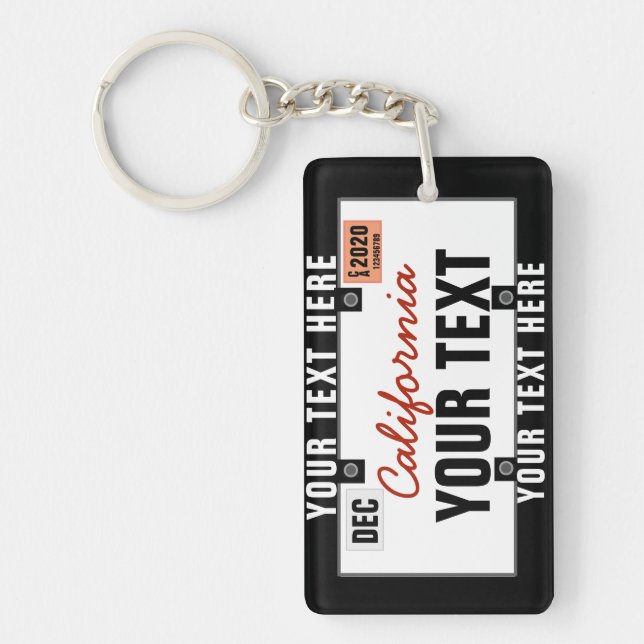 Plate de licence personnalisée amusante (Devant)