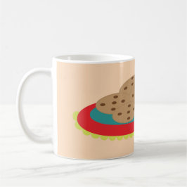 Plate für Cookies Kaffeetasse