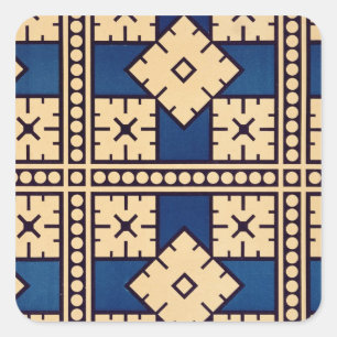 Plate XLIV von 'Studies in Design', c.1874-76 (li Quadratischer Aufkleber