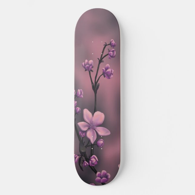 Plateau de skateboard Cherry Blossom (Recto)