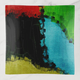 Plateau de tringle avec conception de patchwork ab