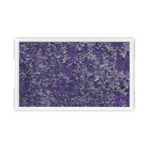Tissu métallique rouillé foncé Royal violet Abstra