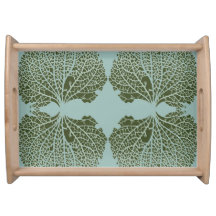 Plateau en bois Juul de décor côtier de Boho de