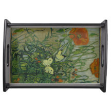 Papillons et pavots par Vincent van Gogh