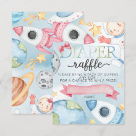 Plateau Pink Girl Diaper Einsteckkarte Einladung