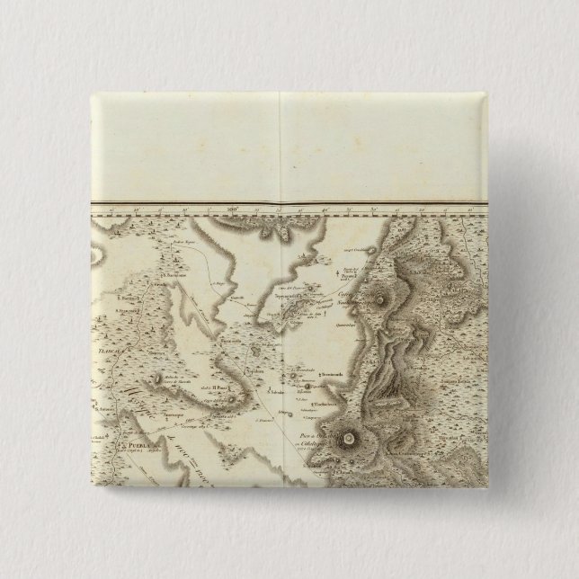 Plateau von Mexiko-Stadt Button (Vorderseite)