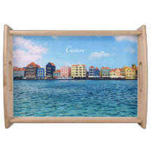 Willemstad, Curacao Town Serving Tray